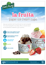 La Fruita Paper Ice Cream Cups