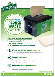 ServRite® Napkin Dispenser - Product Brochure
