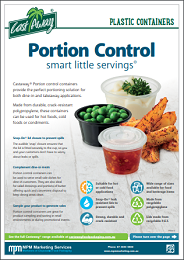 Portion Control Cups - Product Brochure