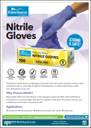 PrimeSource Nitrile Gloves